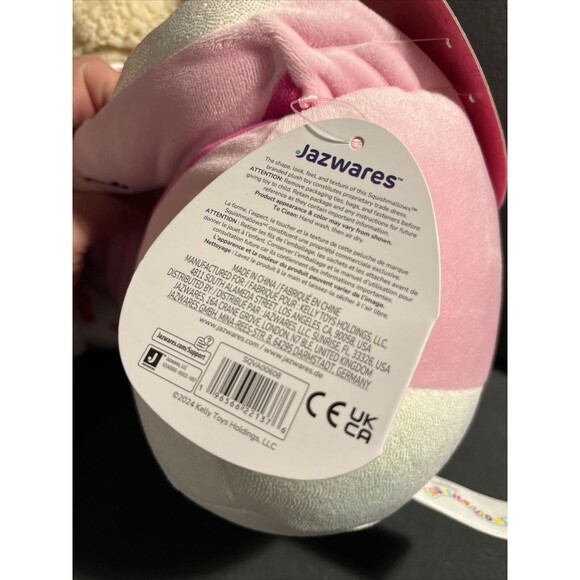 Squishmallows Arnel the Popcorn & Poodle the Soda Can Valentine's Plush Duo 8” - Picture 8 of 8